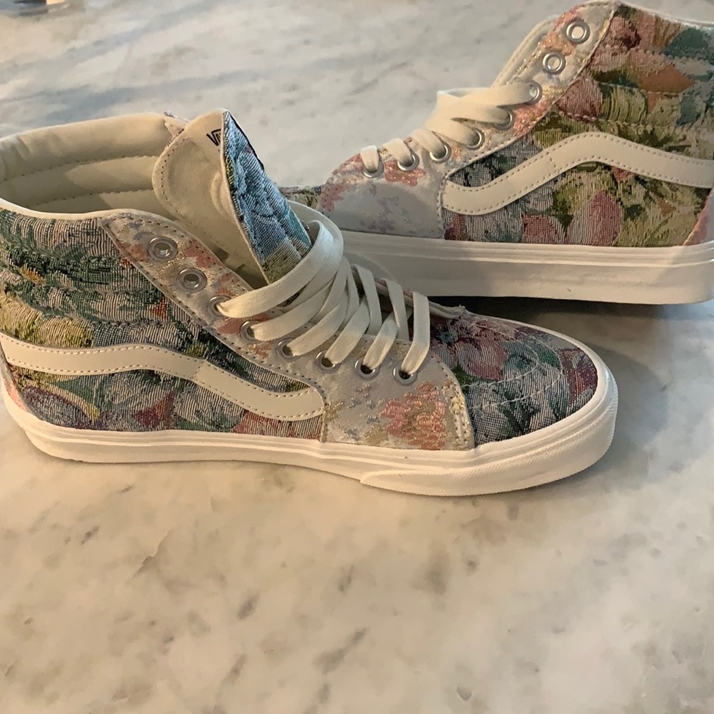 Vans floral sneakers